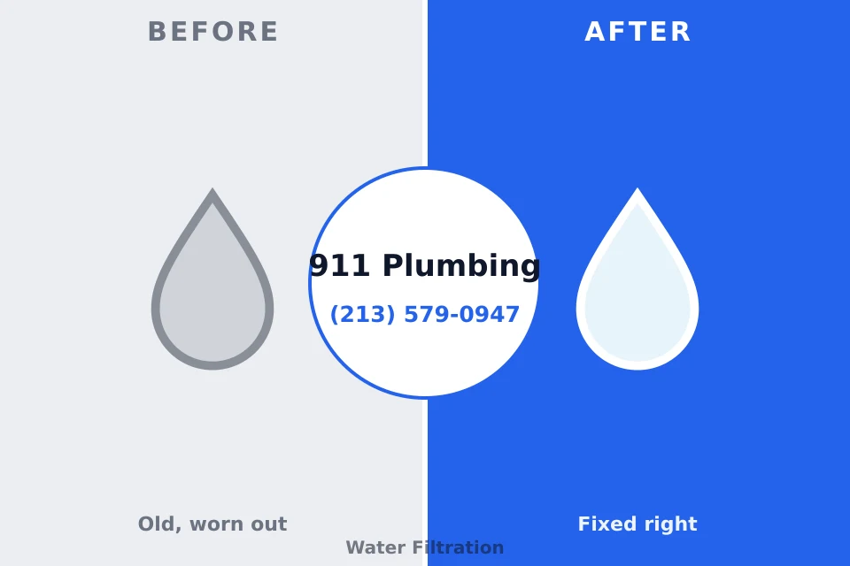 Before and after: plumbing company Norwich, NY